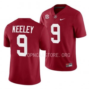 Men's Alabama Crimson Tide #9 Keon Keeley Crimson 2023 5-star Unifo NCAA College Football Jersey 2403DFTO0